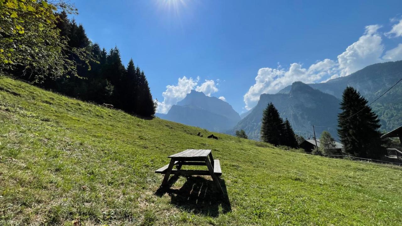 Chalet*** Au Pied D'Une Prairie Face A La Montagne Sixt エクステリア 写真